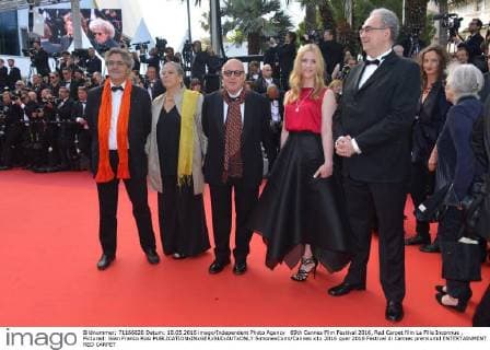 69th Cannes Film Festival 2016, Red Carpet film La Fille Inconnue . Pictured: Gian Franco Rosi  SimonexComi Cannes