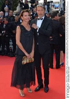 69th Cannes Film Festival 2016, Red Carpet film La Fille Inconnue . Pictured: Mads Mikkelsen, Hanne Jacobsen  SimonexComi Cannes