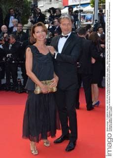 69th Cannes Film Festival 2016, Red Carpet film La Fille Inconnue . Pictured: Mads Mikkelsen, Hanne Jacobsen  SimonexComi Cannes