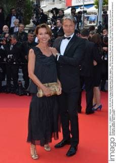 69th Cannes Film Festival 2016, Red Carpet film La Fille Inconnue . Pictured: Mads Mikkelsen, Hanne Jacobsen  SimonexComi Cannes