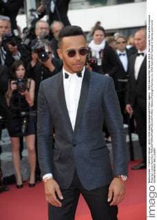 69th Cannes Film Festival 2016, Red Carpet film La fille inconnue . Pictured: Lewis Hamilton  AlbertoxTerenghi Cannes