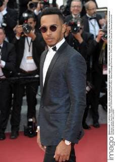 69th Cannes Film Festival 2016, Red Carpet film La fille inconnue . Pictured: Lewis Hamilton  AlbertoxTerenghi Cannes