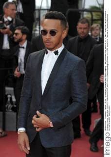 69th Cannes Film Festival 2016, Red Carpet film La fille inconnue . Pictured: Lewis Hamilton  AlbertoxTerenghi Cannes