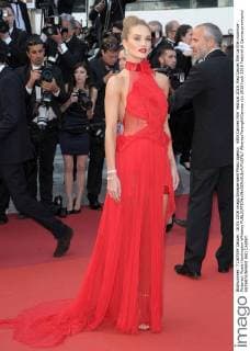 69th Cannes Film Festival 2016, Red Carpet film La fille inconnue . Pictured: Rosie Huntington-Whiteley  AlbertoxTerenghi Cannes