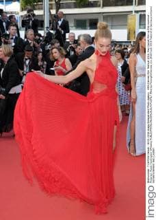 69th Cannes Film Festival 2016, Red Carpet film La fille inconnue . Pictured: Rosie Huntington-Whiteley  AlbertoxTerenghi Cannes