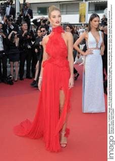 69th Cannes Film Festival 2016, Red Carpet film La fille inconnue . Pictured: Rosie Huntington-Whiteley  AlbertoxTerenghi Cannes