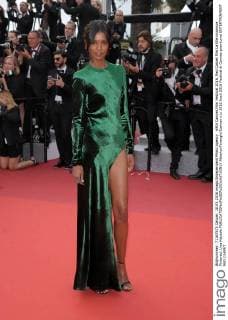 69th Cannes Film Festival 2016, Red Carpet film La fille inconnue . Pictured: Liya Kebede  AlbertoxTerenghi Cannes
