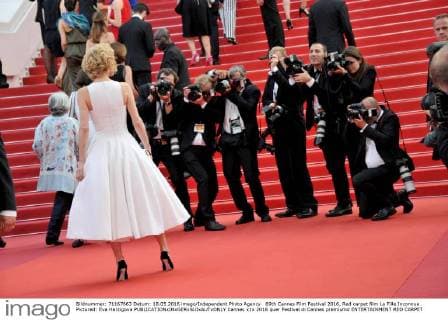69th Cannes Film Festival 2016, Red carpet film La Fille Inconnue . Pictured: Eva Herzigova  Cannes