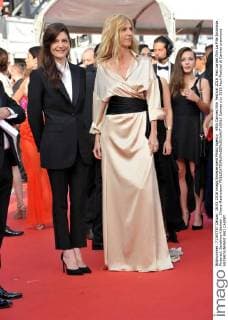 69th Cannes Film Festival 2016, Red carpet film La Fille Inconnue . Pictured: Sandrine Kiberlain , Chiara Mastroianni  Cannes