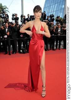 69th Cannes Film Festival 2016, Red carpet film La Fille Inconnue . Pictured: Bella Hadid  Cannes