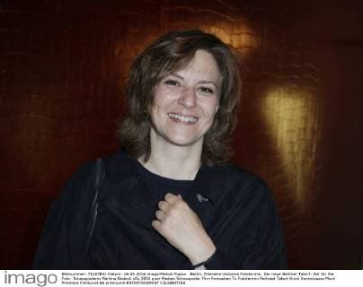 Berlin, Premiere inklusive Fototermin. Der neue Berliner Tatort: Wir Ihr Sie Foto: Schauspielerin Martina Gedeck