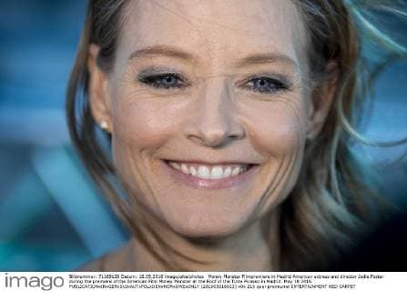Money Monster Filmpremiere in Madrid American actress and director Jodie Foster during the premiere of the American Film Money Monster at the Roof of the Torre Picasso in Madrid. May 18 2016.  (201605018023)