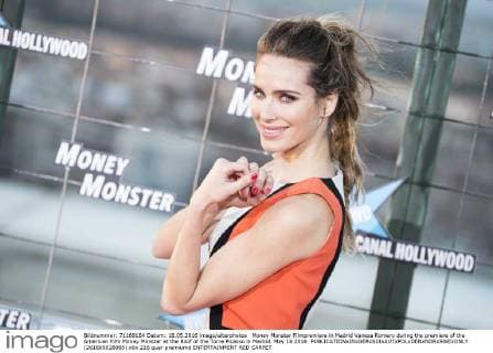 Money Monster Filmpremiere in Madrid Vanesa Romero during the premiere of the American Film Money Monster at the Roof of the Torre Picasso in Madrid. May 18 2016.  (201605018065)