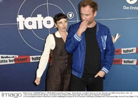 Meret Becker und Mark Waschke bei der Premiere des ARD-Krimis Tatort: Wir - Ihr - Sie im Kino Filmkunst 66. Berlin, 18.05.2016 Foto:xFredericx xFuturexImage
