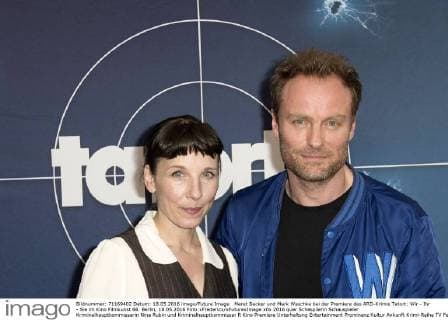 Meret Becker und Mark Waschke bei der Premiere des ARD-Krimis Tatort: Wir - Ihr - Sie im Kino Filmkunst 66. Berlin, 18.05.2016 Foto:xFredericx xFuturexImage
