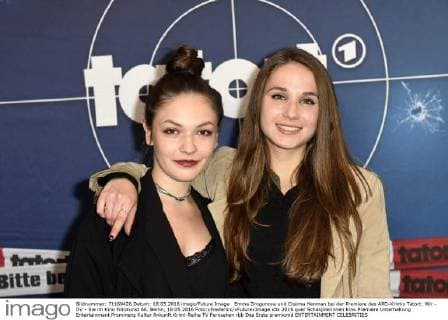 Emma Drogunova und Cosima Henman bei der Premiere des ARD-Krimis Tatort: Wir - Ihr - Sie im Kino Filmkunst 66. Berlin, 18.05.2016 Foto:xFredericx xFuturexImage
