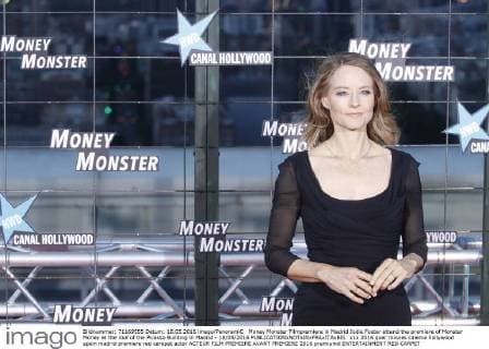 Money Monster Filmpremiere in Madrid Jodie Foster attend the premiere of Monster Money at the roof of the Picasso Building in Madrid - 18 05 2016 