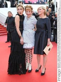 69. Festival de Cannes - La Fille Inconnue Premiere Julie Gayet (L), Julie Depardieu (C) and Camille Moreau arrive on the red carpet before the screening of the film La Fille Inconnue (The Unknown Girl) at the 69th annual Cannes International Film Festival in Cannes, France on May 18, 2016.  CAN20160518845 DAVIDxSILPA