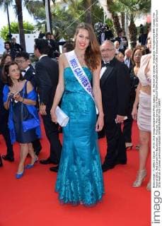 69. Festival de Cannes: Graduation Filmpremiere 69th Cannes Film Festival 2016, Red Carpet film Bacalaureat . Pictured: Miss Cannes 2016  SimonexComi Cannes