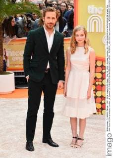 May 19, 2016 - London, London, UK - RYAN GOSLING and ANGOURIE RICE attend The Nice Guys UK film premiere. London, UK. London UK  - ZUMAl94_