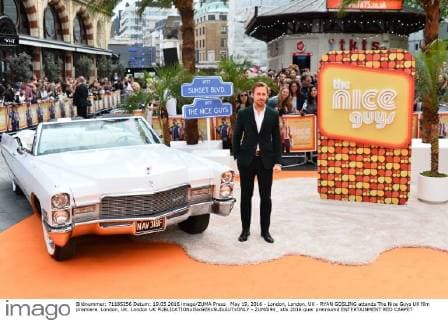 May 19, 2016 - London, London, UK - RYAN GOSLING attends The Nice Guys UK film premiere. London, UK. London UK  - ZUMAl94_