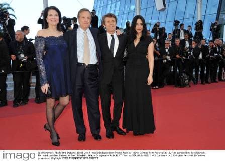 69th Cannes Film Festival 2016, Red carpet film Bacalaureat . Pictured: William Dafoe, William Friedkin, Giada Colagrande  Cannes