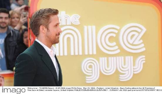 May 19, 2016 - England, United Kingdom - Ryan Gosling attends the UK Premiere of Nice Guys at Odeon Leciester Square. United Kingdom - ZUMAs147