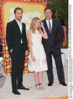 May 19, 2016 - England, United Kingdom - Ryan Gosling, Angourie Rice and Russell Crowe attend the UK Premiere of Nice Guys at Odeon Leciester Square. United Kingdom - ZUMAs147