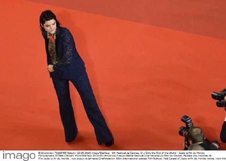 69. Festival de Cannes: It s Only the End of the World - Juste la Fin du Monde Filmpremiere 207866 Clément Prioli Starface 2016-05-19 Cannes France 69ème Festival International du Film de Cannes. Montée des marches du film Juste la fin du monde , vue depuis la terrasse Cinefondation. 69th International cannes Film festival. Red Carpet of Juste la fin du monde movie, view from CineFondation Terrass. Sokolinski, Stéphanie ( SoKo )  Copyright: xClémentxPriolix STAR_207866_018