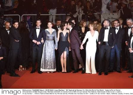 69. Festival de Cannes: It s Only the End of the World - Juste la Fin du Monde Filmpremiere 207868 Serge Arnal Starface 2016-05-19 Cannes France 69th Annual Cannes Film Festival. Red Carpet of the movie « Juste la fin du monde » . 69ème Festival International du film de Cannes. Montée des marches du film « Juste la fin du monde » Baye, Nathalie; Cassel, Vincent; Cotillard, Marion; Ulliel, Gaspard; Seydoux, Léa; Dolan, Xavier  Copyright: xSergexArnalx xStarfacex STAR_207868_028
