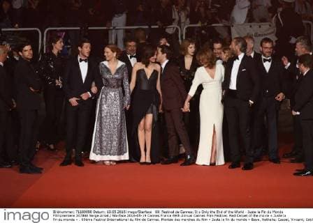 69. Festival de Cannes: It s Only the End of the World - Juste la Fin du Monde Filmpremiere 207868 Serge Arnal Starface 2016-05-19 Cannes France 69th Annual Cannes Film Festival. Red Carpet of the movie « Juste la fin du monde » . 69ème Festival International du film de Cannes. Montée des marches du film « Juste la fin du monde » Baye, Nathalie; Cassel, Vincent; Cotillard, Marion; Ulliel, Gaspard; Seydoux, Léa; Dolan, Xavier  Copyright: xSergexArnalx xStarfacex STAR_207868_029