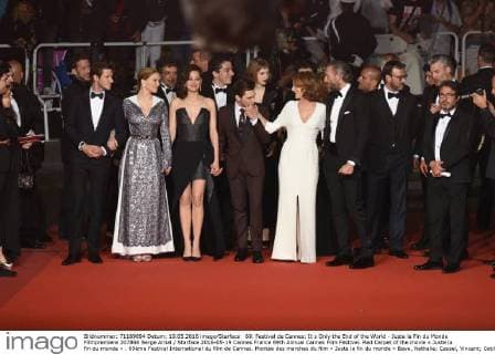 69. Festival de Cannes: It s Only the End of the World - Juste la Fin du Monde Filmpremiere 207868 Serge Arnal Starface 2016-05-19 Cannes France 69th Annual Cannes Film Festival. Red Carpet of the movie « Juste la fin du monde » . 69ème Festival International du film de Cannes. Montée des marches du film « Juste la fin du monde » Baye, Nathalie; Cassel, Vincent; Cotillard, Marion; Ulliel, Gaspard; Seydoux, Léa; Dolan, Xavier  Copyright: xSergexArnalx xStarfacex STAR_207868_032