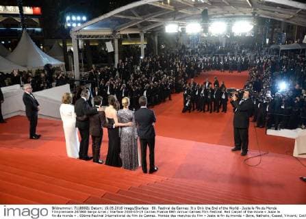 69. Festival de Cannes: It s Only the End of the World - Juste la Fin du Monde Filmpremiere 207868 Serge Arnal Starface 2016-05-19 Cannes France 69th Annual Cannes Film Festival. Red Carpet of the movie « Juste la fin du monde » . 69ème Festival International du film de Cannes. Montée des marches du film « Juste la fin du monde » Baye, Nathalie; Cassel, Vincent; Cotillard, Marion; Ulliel, Gaspard; Seydoux, Léa; Dolan, Xavier  Copyright: xSergexArnalx xStarfacex STAR_207868_056
