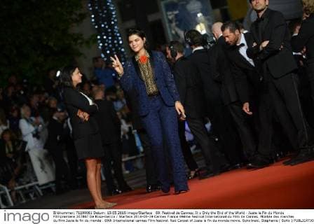 69. Festival de Cannes: It s Only the End of the World - Juste la Fin du Monde Filmpremiere 207867 De Rosa-Garcia Starface 2016-05-19 Cannes France 69ème Festival International du Film de Cannes. Montée des marches du film Juste la fin du monde . 69th International cannes Film festival. Red Carpet of Juste la fin du monde movie. Sokolinski, Stéphanie ( SoKo )  Copyright: xDexRosa-Garciax xStarfacex STAR_207867_022