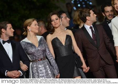 69. Festival de Cannes: It s Only the End of the World - Juste la Fin du Monde Filmpremiere 207867 De Rosa-Garcia Starface 2016-05-19 Cannes France 69ème Festival International du Film de Cannes. Montée des marches du film Juste la fin du monde . 69th International cannes Film festival. Red Carpet of Juste la fin du monde movie. Cotillard, Marion; Ulliel, Gaspard; Seydoux, Léa; Dolan, Xavier  Copyright: xDexRosa-Garciax xStarfacex STAR_207867_034