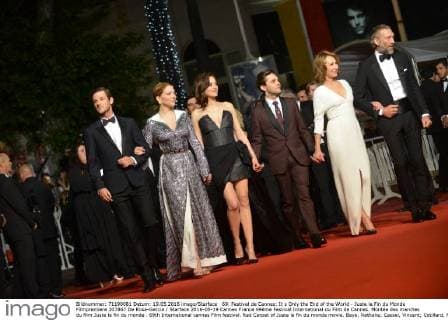 69. Festival de Cannes: It s Only the End of the World - Juste la Fin du Monde Filmpremiere 207867 De Rosa-Garcia Starface 2016-05-19 Cannes France 69ème Festival International du Film de Cannes. Montée des marches du film Juste la fin du monde . 69th International cannes Film festival. Red Carpet of Juste la fin du monde movie. Baye, Nathalie; Cassel, Vincent; Cotillard, Marion; Ulliel, Gaspard; Seydoux, Léa; Dolan, Xavier  Copyright: xDexRosa-Garciax xStarfacex STAR_207867_040