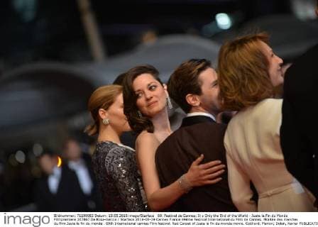 69. Festival de Cannes: It s Only the End of the World - Juste la Fin du Monde Filmpremiere 207867 De Rosa-Garcia Starface 2016-05-19 Cannes France 69ème Festival International du Film de Cannes. Montée des marches du film Juste la fin du monde . 69th International cannes Film festival. Red Carpet of Juste la fin du monde movie. Cotillard, Marion; Dolan, Xavier  Copyright: xDexRosa-Garciax xStarfacex STAR_207867_042