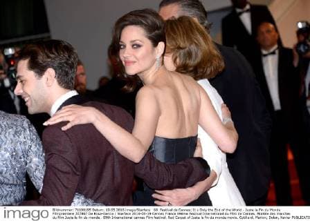 69. Festival de Cannes: It s Only the End of the World - Juste la Fin du Monde Filmpremiere 207867 De Rosa-Garcia Starface 2016-05-19 Cannes France 69ème Festival International du Film de Cannes. Montée des marches du film Juste la fin du monde . 69th International cannes Film festival. Red Carpet of Juste la fin du monde movie. Cotillard, Marion; Dolan, Xavier  Copyright: xDexRosa-Garciax xStarfacex STAR_207867_105