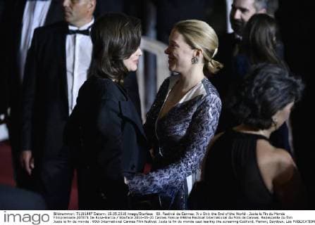 69. Festival de Cannes: It s Only the End of the World - Juste la Fin du Monde Filmpremiere 207871 De Rosa-Garcia Starface 2016-05-20 Cannes France 69ème Festival International du Film de Cannes. Redescente du film Juste la fin du monde . 69th International Cannes Film festival. Juste la fin du monde cast leaving the screening Cotillard, Marion; Seydoux, Léa  Copyright: xDexRosa-Garciax xStarfacex STAR_207871_039
