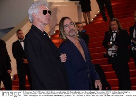 69. Festival de Cannes: Gimme Danger Filmpremiere 207873 De Rosa-Garcia Starface 2016-05-20 Cannes France 69ème Festival International du Film de Cannes. Montée des marches du film Gimme Danger . 69th International Cannes Film Festival. red carpet of Gimme danger movie. Jarmusch, Jim; Osterberg Jr, James ( Iggy Pop )  Copyright: xDexRosa-Garciax xStarfacex STAR_207873_019