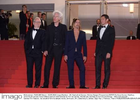 69. Festival de Cannes: Gimme Danger Filmpremiere 207873 De Rosa-Garcia Starface 2016-05-20 Cannes France 69ème Festival International du Film de Cannes. Montée des marches du film Gimme Danger . 69th International Cannes Film Festival. red carpet of Gimme danger movie. Jarmusch, Jim; Osterberg Jr, James ( Iggy Pop ); Frémaux, Thierry  Copyright: xDexRosa-Garciax xStarfacex STAR_207873_024
