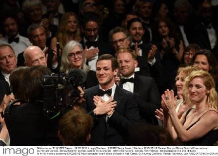 207872 Serge Arnal Starface 2016-05-19 Cannes France 69ème Festival International du Film de Cannes. Atmosphere fin de film Juste la fin du monde . 69th International Cannes Film Festival. Atmosphere at the end of Juste la fin du monde screening EXCLUSIVE Nous contacter avant toute utilisation web Canet, Guillaume; Cotillard, Marion; Seydoux, Léa  Copyright: xSergexArnalx xStarfacex STAR_207872_017