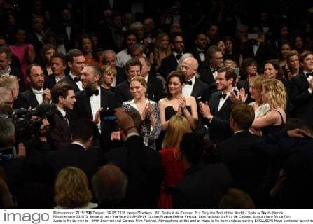 69. Festival de Cannes: It s Only the End of the World - Juste la Fin du Monde Filmpremiere 207872 Serge Arnal Starface 2016-05-19 Cannes France 69ème Festival International du Film de Cannes. Atmosphere fin de film Juste la fin du monde . 69th International Cannes Film Festival. Atmosphere at the end of Juste la fin du monde screening EXCLUSIVE Nous contacter avant toute utilisation web Canet, Guillaume; Cassel, Vincent; Cotillard, Marion; Seydoux, Léa; Dolan, Xavier  Copyright: xSergexArnalx xStarfacex STAR_207872_038