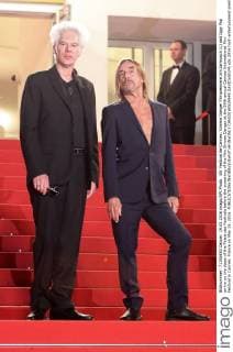 69. Festival de Cannes: Gimme Danger Filmpremiere Jim Jarmusch (L) and Iggy Pop arrive on the steps of the Palais des Festivals before the screening of the film Gimme Danger at the 69th annual Cannes International Film Festival in Cannes, France on May 19, 2016.  CAN20160519848 DAVIDxSILPA