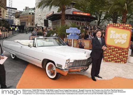 Russell Crowe bei der Premiere des Kinofilms The Nice Guys im Odeon Leicester Square. London, 19.05.2016 Russell Crowe  Foto:xS.xVasx xFuturexImage