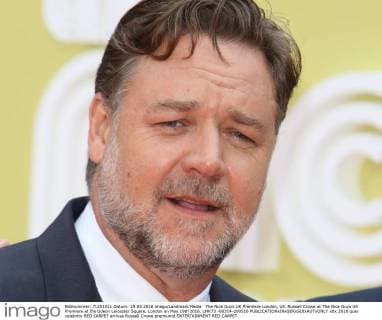 The Nice Guys UK Premiere London, UK. Russell Crowe at The Nice Guys UK Premiere at the Odeon Leicester Square, London on May 19th 2016. LMK73 -60314-200516 