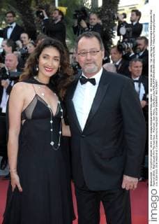 69. Festival de Cannes: The Last Face Filmpremiere 69th Cannes Film Festival 2016, Red Carpet film The last face . Pictured: Jean Reno, Zofia Borucka  AlbertoxTerenghi Cannes