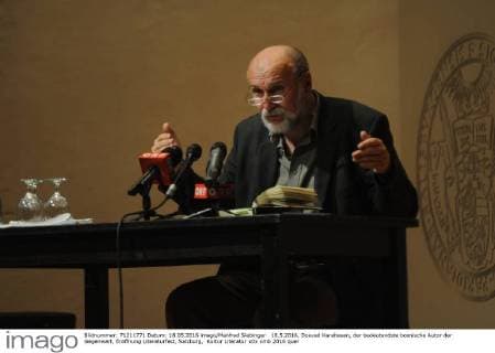 18.5.2016, Dzevad Karahasan, der bedeutendste bosnische Autor der Gegenwart, Eröffnung Literaturfest, Salzburg,