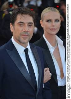 69. Festival de Cannes: The Last Face Filmpremiere 69th Cannes Film Festival 2016, Red Carpet film The Last Face . Pictured: Javier Bardem, Charlize Theron  SimonexComi Cannes