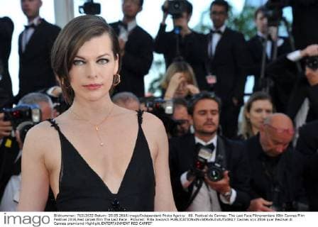 69. Festival de Cannes: The Last Face Filmpremiere 69th Cannes Film Festival 2016,Red carpet film The Last Face . Pictured: Milla Jovovich  Cannes
